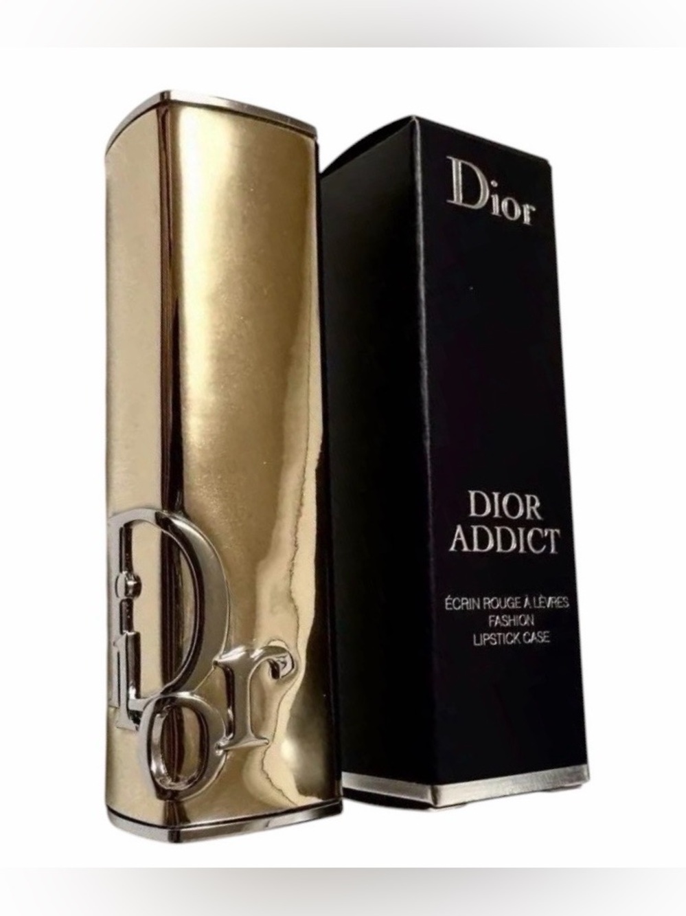 DIOR ADDICT FASHION LIPSTICK CASE - METALLIC GOLD NIB - Picture 3 of 8